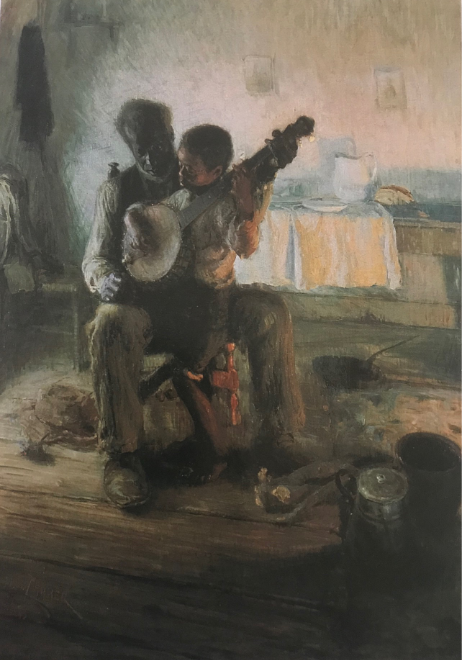 <p>Emphasis</p><p>(Tanner/ The Banjo Lesson/ 1893/ Oil on canvas)</p>