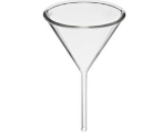 <p>Name the apparatus + use. Also used with ____ for doing filtration.</p>