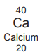 <p>Which number is the atomic number?</p>