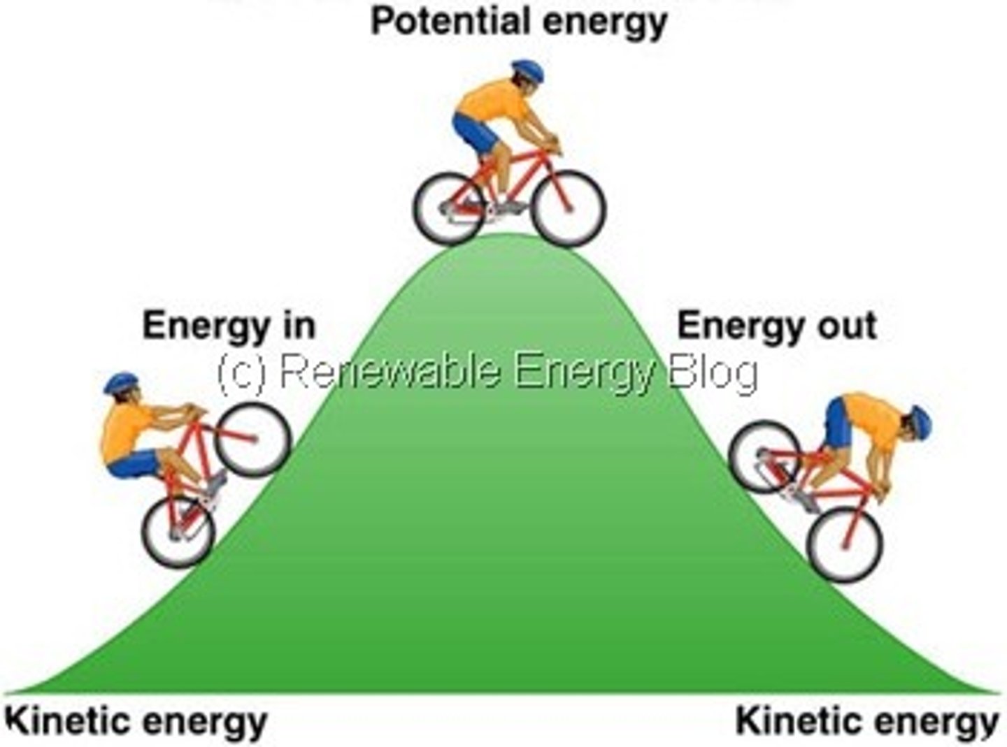 <p>Stored energy, such as that found in glycogen.</p>