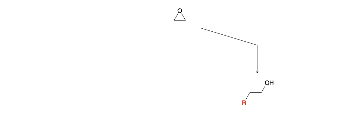 <p>Epoxide ring opening: Using Grignard </p>