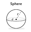 <p>Volume of a Sphere</p><p>V = ?</p>