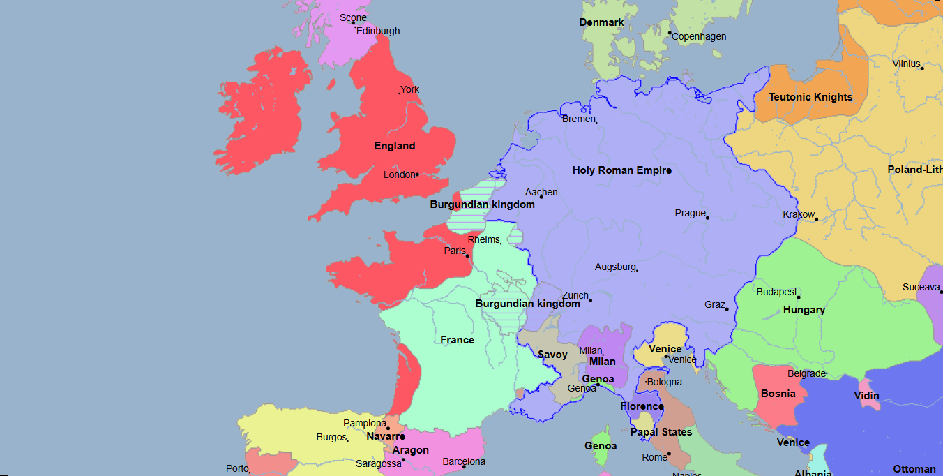 <ul><li><p>29th King of England and 2nd King of the House of Lancaster</p></li><li><p>He adopted the French claims of King Edward III as his own and asserted his right to the inheritance of the House of the Plantagenets</p></li><li><p>Under his reign,</p><ul><li><p>The Oldcastle Revolt occurred, in which the Lollards rebelled against his Catholic rule</p></li><li><p>He made a memorable triumphant entry into Paris in France</p></li></ul></li><li><p>During his reign,</p><ul><li><p>He and his English forces defeated France in the Battle of Agincourt during the Hundred Years’ War</p><ul><li><p>He had not wanted the English forces to fight the French forces and had prepared to strike bargains with France to avoid it</p></li><li><p>Despite his forces being outnumbered 5-to-1, he led them to victory</p></li><li><p>Before the Battle, he and his army attended Mass and made confession</p></li><li><p>Next, he walked along their lines, talking quietly to archer, foot-soldier, and knight alike</p></li><li><p>Then, he donned his armor and a bejeweled helmet and took his position in front of his army</p></li></ul></li><li><p>He conquered Normandy, with the exception of Mont. St Michel (which remained in French control)</p><ul><li><p>He and his forces besieged and captured castles and walled towns</p></li><li><p>He was prompted to do this after his victory in the Battle of Agincourt</p></li></ul></li><li><p>He signed a treaty of “perpetual peace” with Philip III of Burgundy of France called “The Treaty of Troyes,” in which</p><ul><li><p>They brought England and France under one crown, following the namesake’s victory in the Battle of Agincourt</p></li><li><p>He agreed to marry Catherine of Valois, the daughter of King Charles VI of France at the time</p></li><li><p>He believed the agreement with bring “perpetual peace” between the two kingdoms despite the customs and kingdoms being completely separate, the union of the two crowns was to be personal</p></li><li><p>He and Philip III of Burgundy failed to tackle the question of succession as no woman could succeed to the French throne</p></li><li><p>Despite this treaty, he continued to conquer France bit by bit until he fell ill and struggled on for three months until he was to weak to ride his horse</p></li></ul></li></ul></li><li><p>He died at Vincennes after securing himself to be the heir designate to the kingdom of France</p><ul><li><p>Initially, he was recognized as heir to the French throne</p></li><li><p>However, he died at the very moment when the crown of France was within his grasp and he was about to realize his ambition to rule over both kingdoms</p></li><li><p>He was supposed to have acted as regent and to have succeeded to the French throne on Charles VI of France’s death</p></li><li><p>His son and successor was only nine months old, so his successor was ruled over by a regent but this caused fears of collapse of English power in France</p></li></ul></li></ul><p></p>