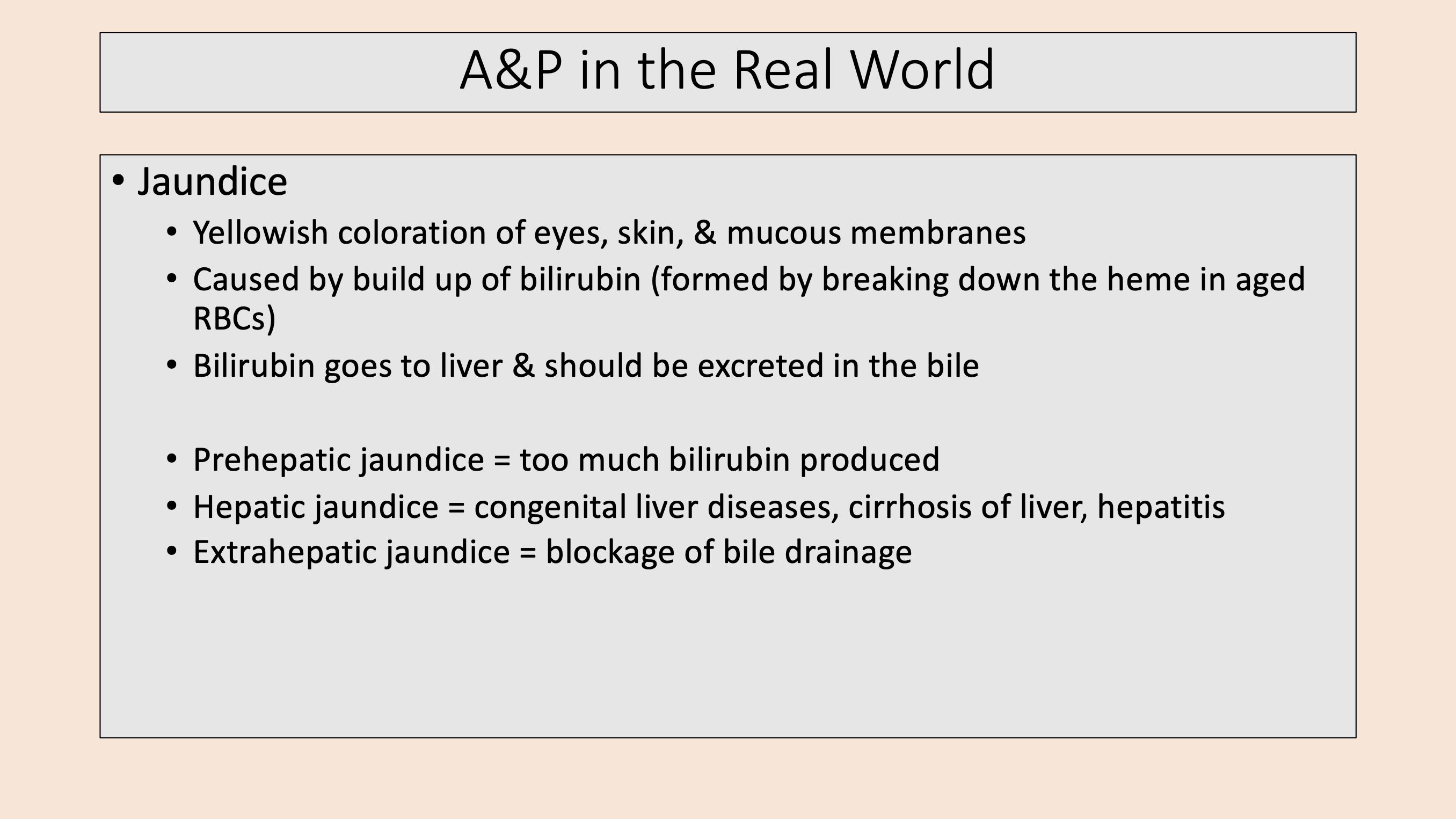 <p><span>hepatic jaundice</span></p>