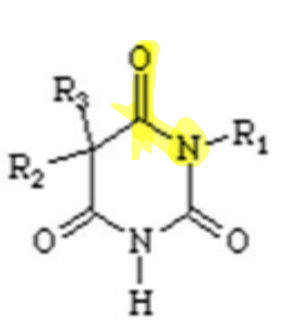 <p>used primarily for their sedative/hypnotic activity </p><ul><li><p>have good activity against grand mal and partial seizures.</p></li></ul><p></p>
