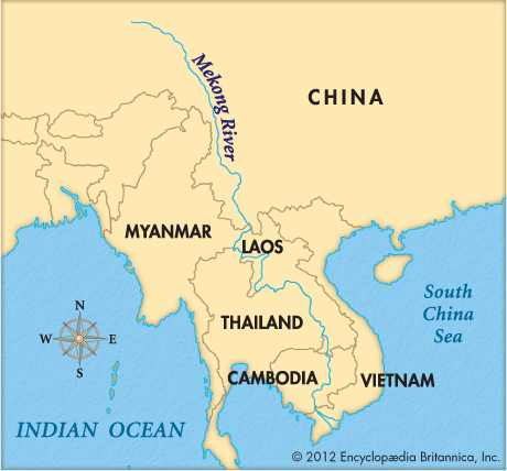 <p>A prominent transboundary river in Southeast Asia flowing from China through Myanmar, Laos, Thailand, Cambodia, and Vietnam.</p><p></p>