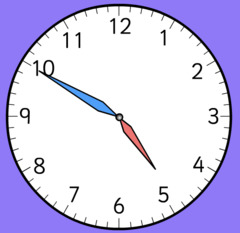 <p>It's 4:50</p>