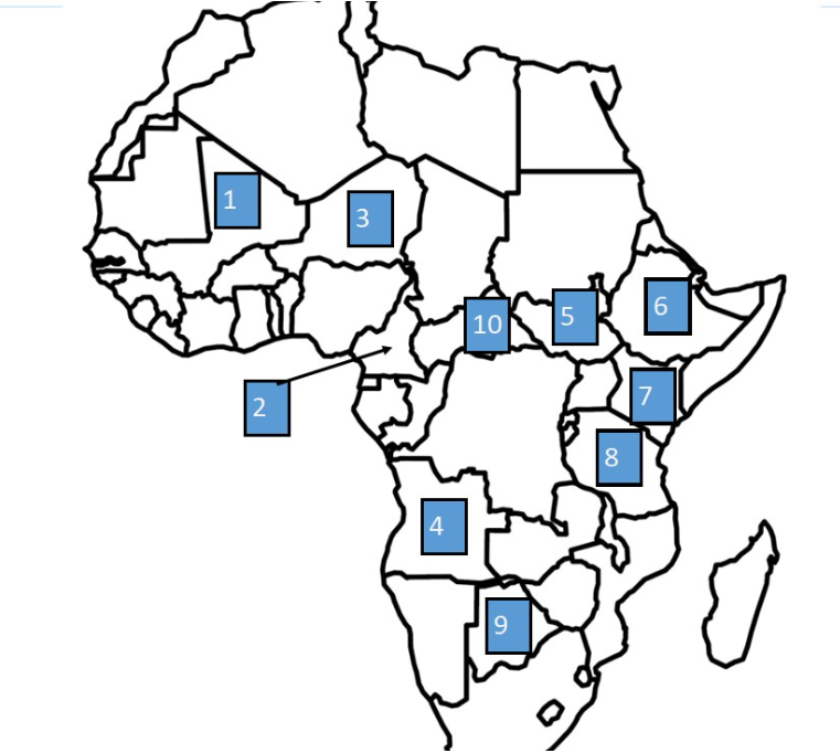 <p>Name these countries </p>