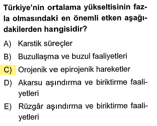 <p>Türkiye, genç bir oluşuma sahiptir. Özellikle 3. ve 4. jeolojik zamanlarda levhaların sıkıştırmasıyla hem dağlar oluşmuş (<strong>Orojenez</strong>) hem de Anadolu bloku toptan yükselmiştir (<strong>Epirojenez</strong>).</p>