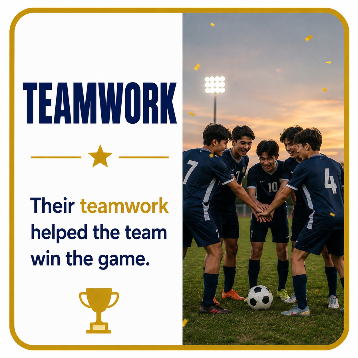 <p>TEAMWORK</p>