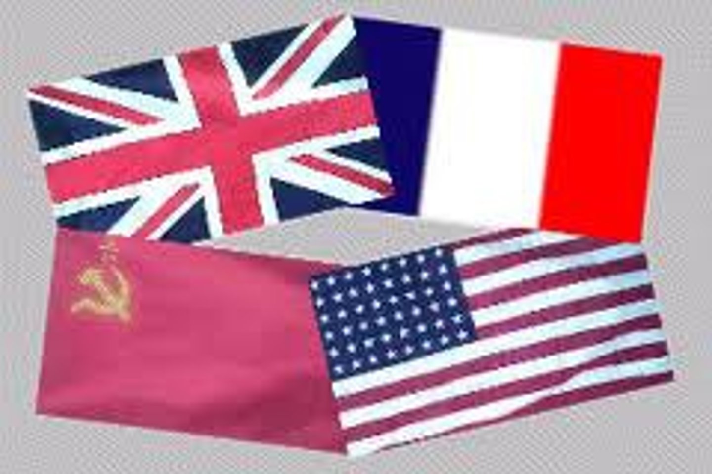 <p>1) Great Britain</p><p>2) United States</p><p>3) Soviet Union</p><p>4) France</p><p>5) Winners of World War II</p>