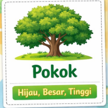 <p>Hijau, besar, tinggi</p>