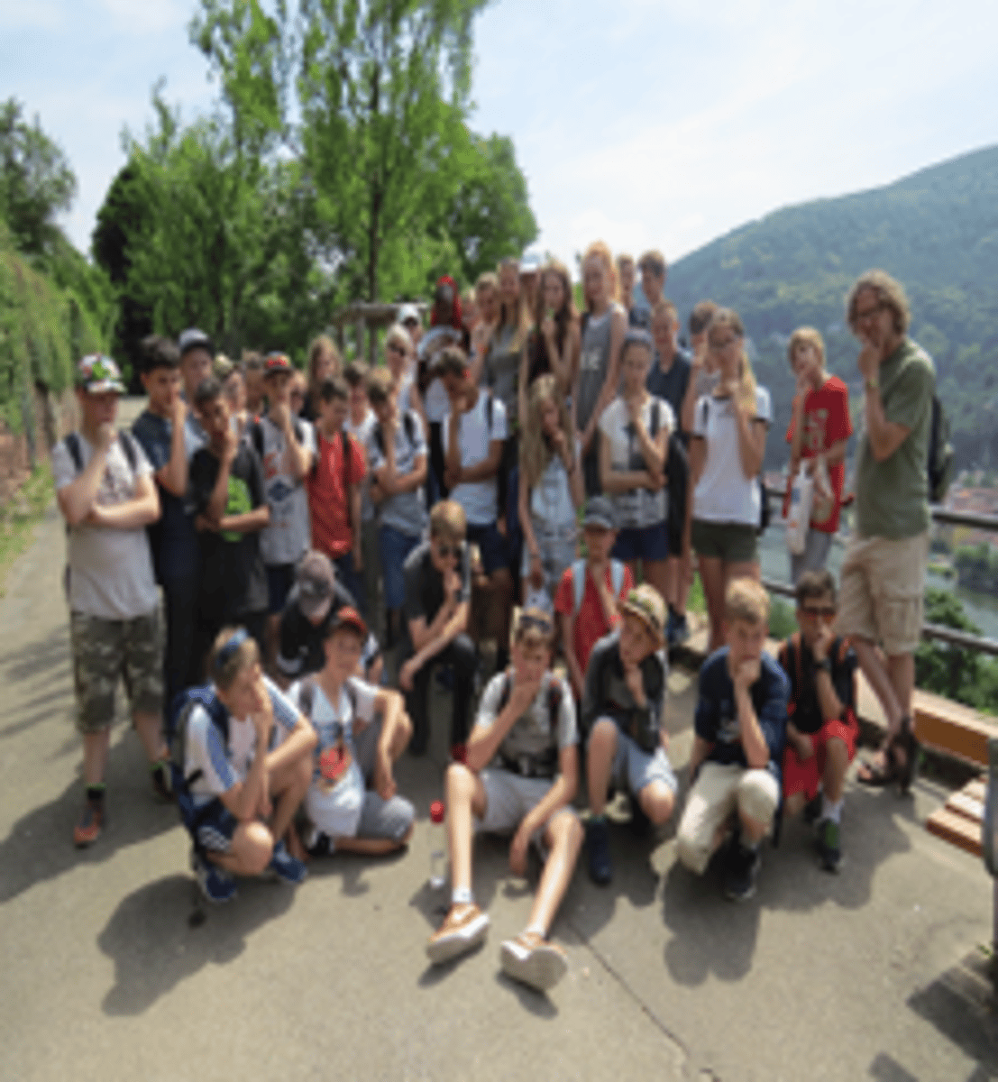 <p>I went with my class</p>