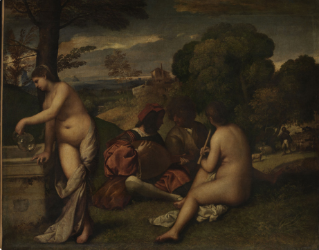 <p>Manet baseerde zich op dit werk uit de RS</p>