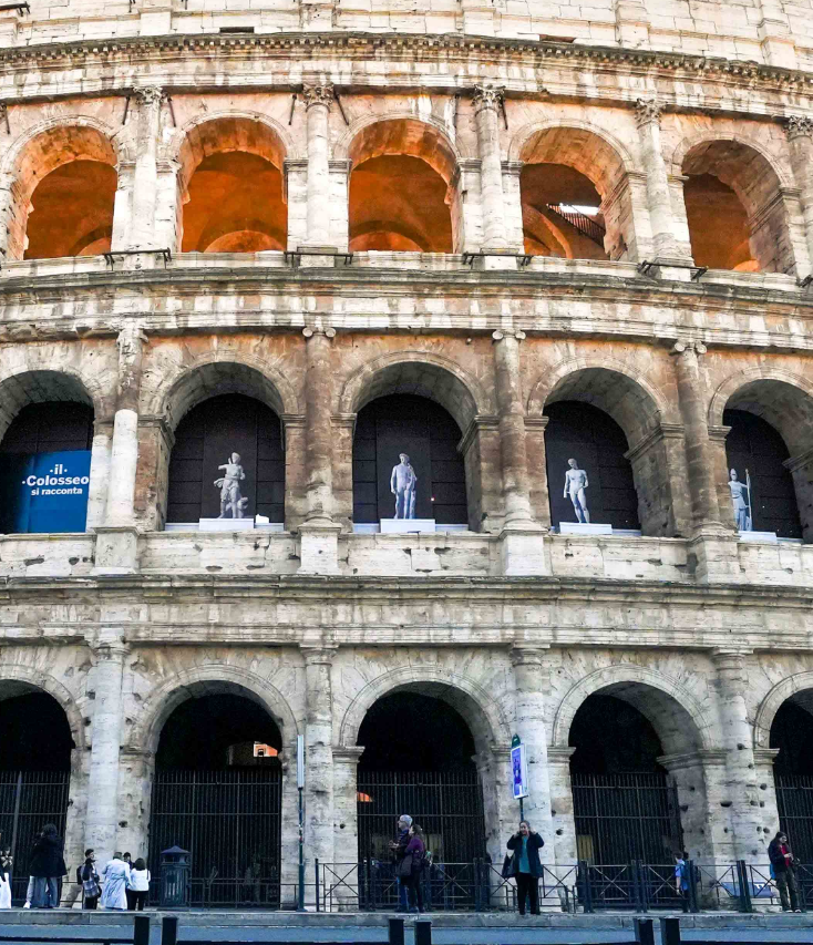 <p>palazzo rucellai by alberti</p><p>1451</p><p>secular building</p><p>inspired by the colosseum (the engaged columns in diff styles… then pilasters… cool)</p>