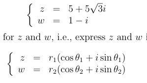 <p>polar form </p>