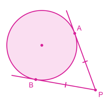 <p>if line AP has a length of 8cm, what is the length of line BP?</p>