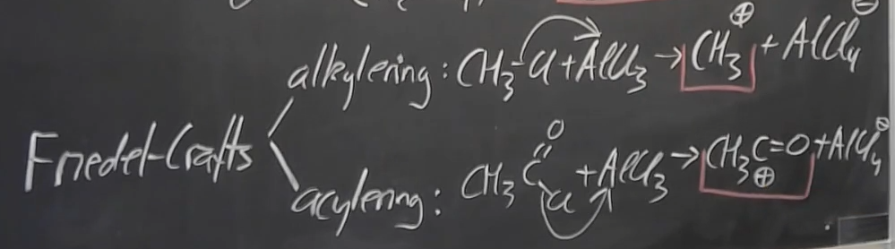 <p>har brug for AlCl3</p>