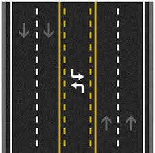 <p>what are center lanes intended for?</p>