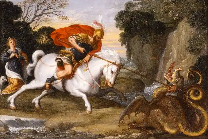 <p>św. Jerzy</p>