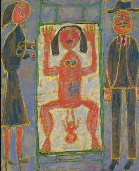 <p>Jean Dubuffet, Childbirth, 1944</p>