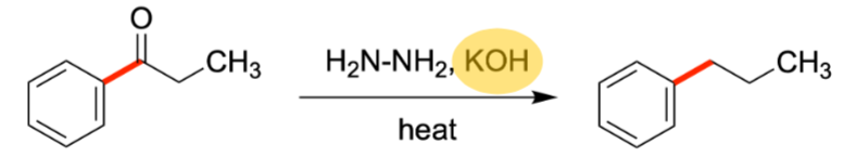 <p>Alternate form of Clemmenson reduction</p>