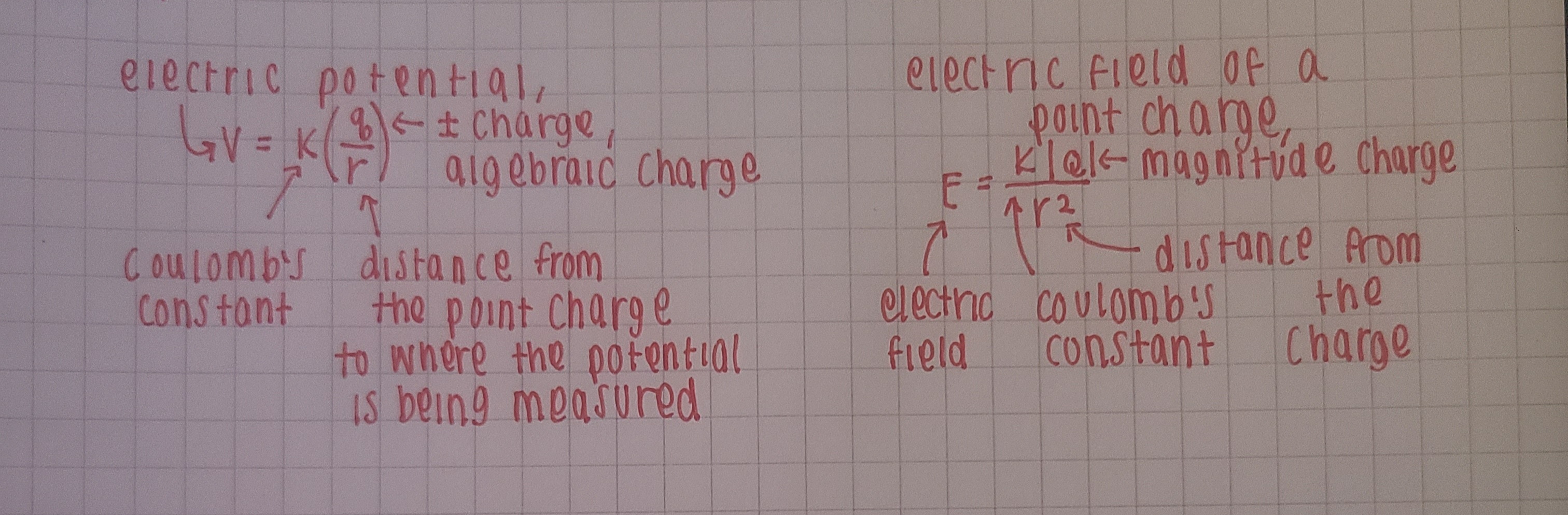 <p>electric potential, </p><p>C) 1/r</p>