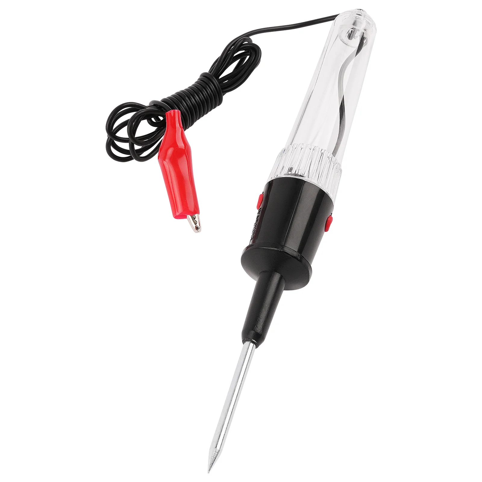 <p>Handheld electronic diagnostic tool with probes or leads used to test LED circuits for voltage, continuity, and proper polarity.</p>