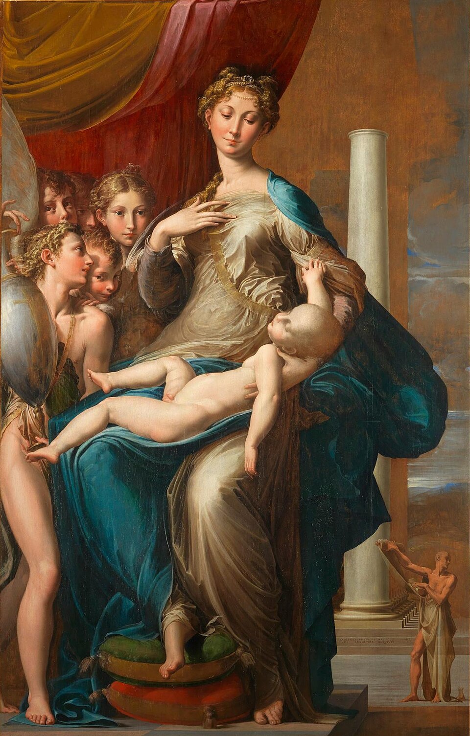 <p>Madonna ar garo kaklu</p>