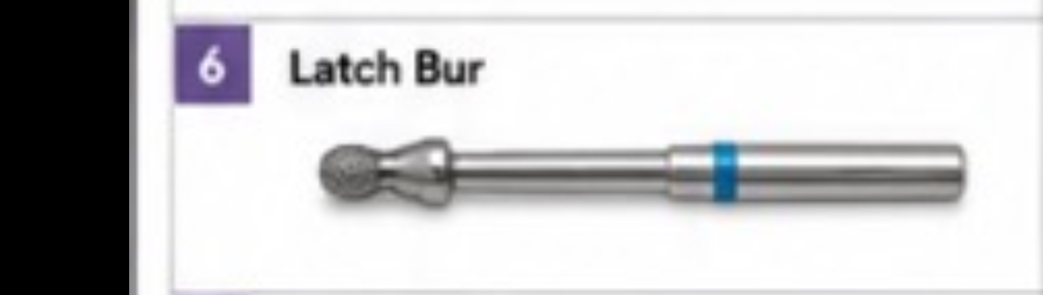 <p>Latch Bur</p>