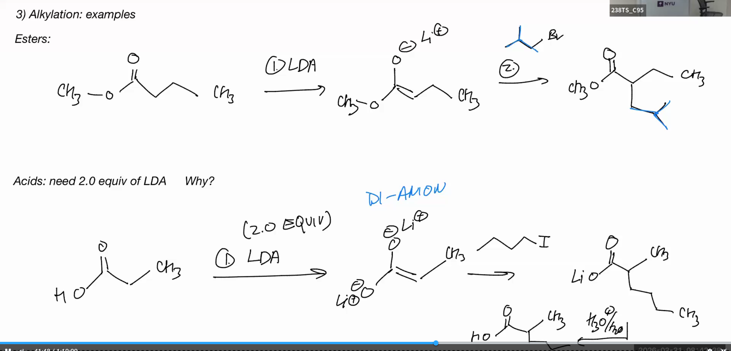 <p>Alkylation examples</p>