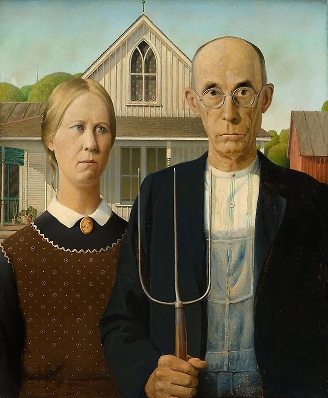<p>By Grant Wood</p>
