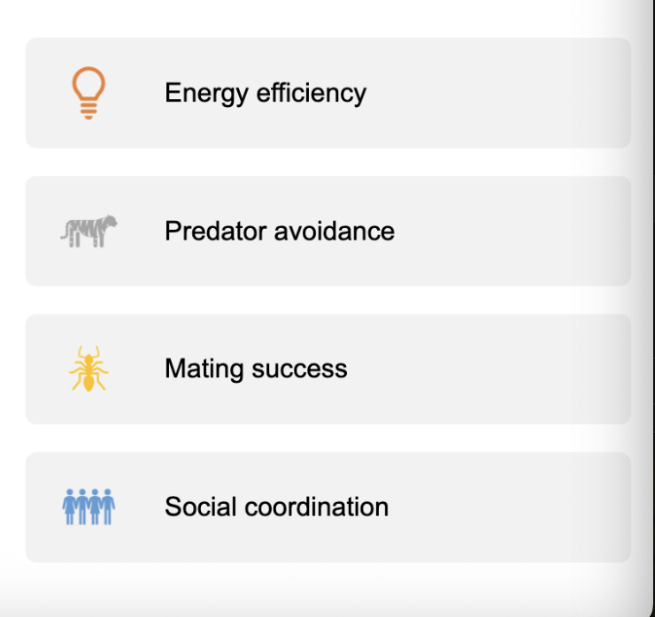 <p>major adaptive significance! </p>