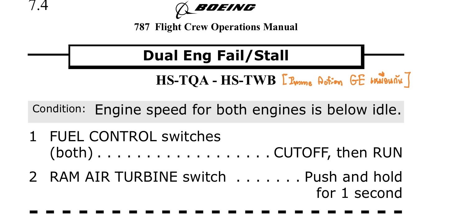 <p>Engine speed for both engines is below idle.</p>