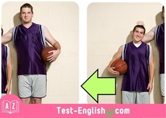 <p>He is _____. He is 6 feet 3 inches.</p>