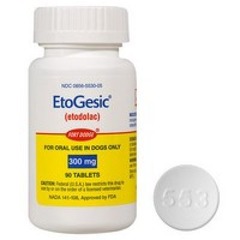 <p>etodolac</p><p>nsaid</p><p>lower gi, higher mi/stroke</p><p>200-1000mg/d</p>