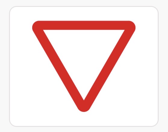 <p>What shape is this sign used for?</p>