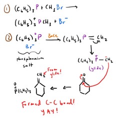<p>The goal is to make CARBON-CARBON double bonds by converting aldehydes and ketones into alkenes.</p>