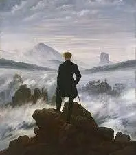 <p>viandante sul mare di nebbia</p>