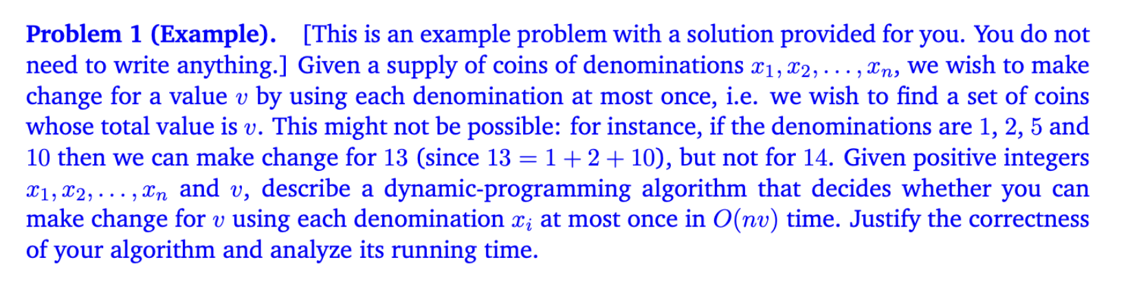 <p>Describe the algorithm + time complexity</p>