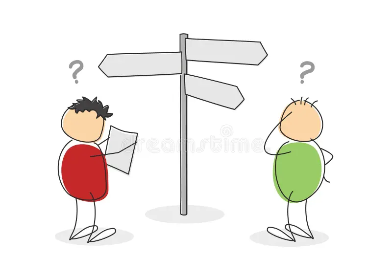<p>you don’t know where you are</p>
