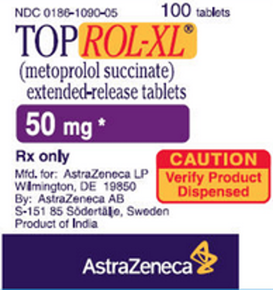 <p>Generic Name: Metoprolol succinate</p><p>Therapeutic Class: Beta1 receptor antagonist (selective)</p><p>Indication: Hypertension, angina</p>