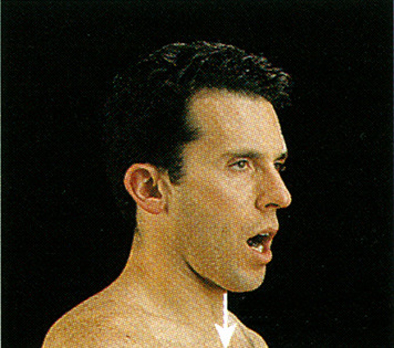 <p>inferior movement of a body part</p>