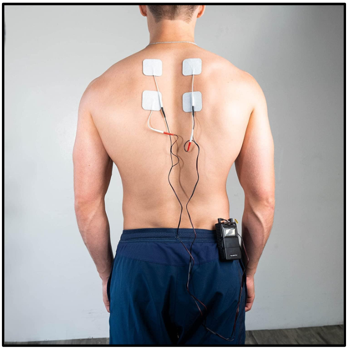 <p>a small, battery-powered device that uses low-voltage electrical currents to provide non-invasive, drug-free pain relief</p>