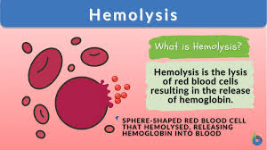 <p>What is hemolysis?</p>