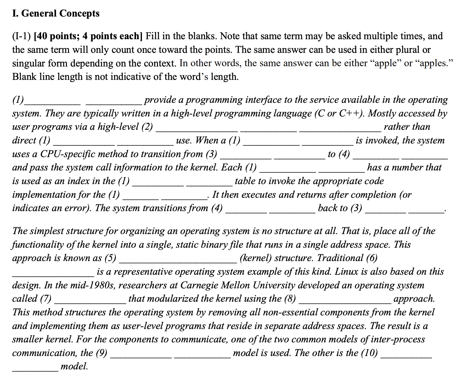 <p>General concepts</p>