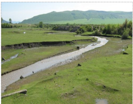<p>Step-like flat surfaces along the sides of a river valley, formed as the rejuvenated river cuts downward through its own floodplain. The old floodplain becomes the terrace.</p>