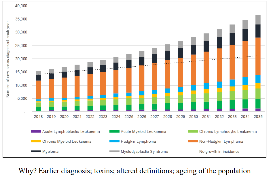 <p>Incidence of Blood Cancers in Australia is Rising</p>