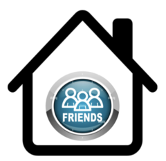 <p>to go to his/her friend's house</p>