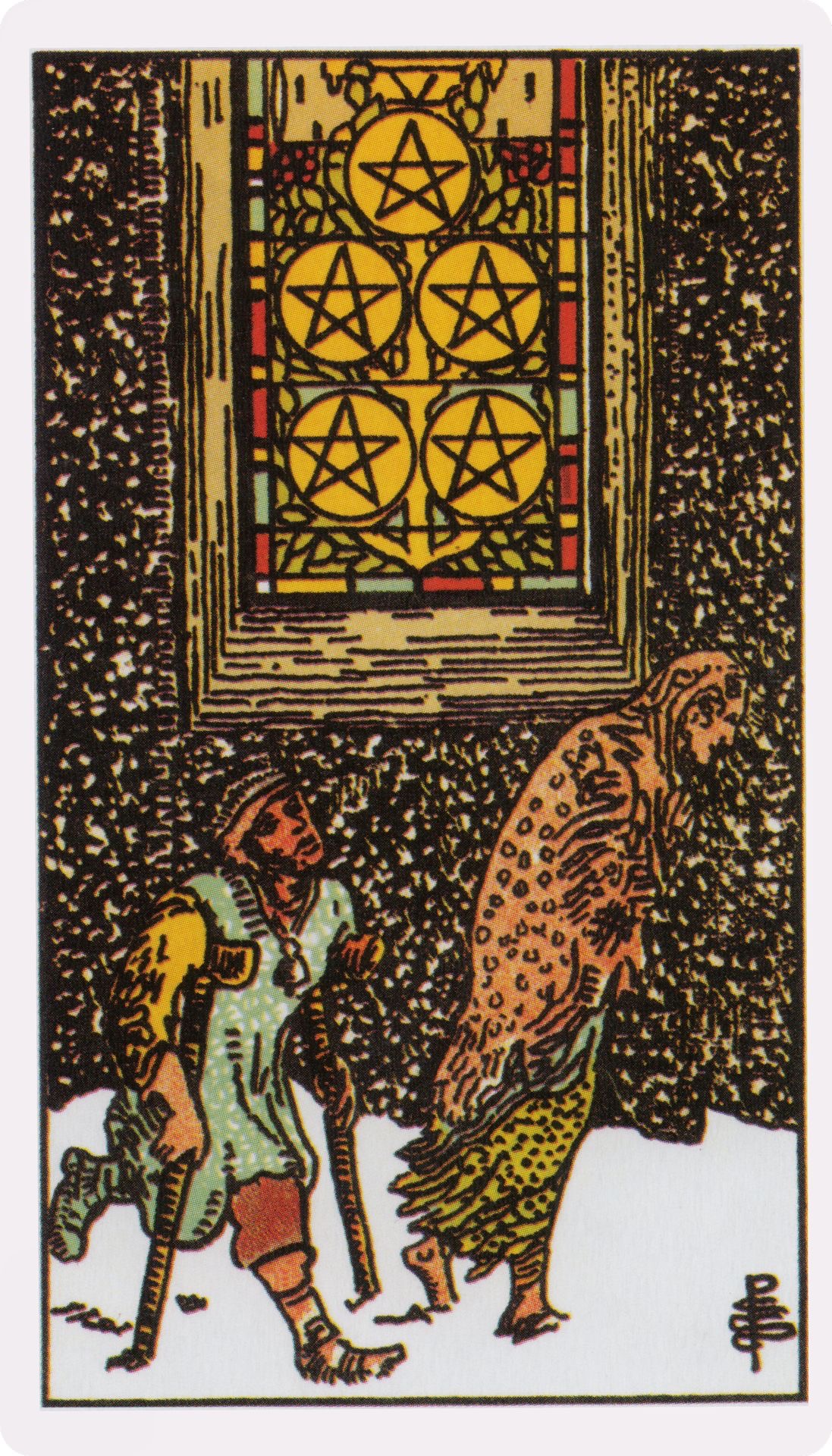 <p><span><span>FIVE OF PENTACLES</span></span></p>
